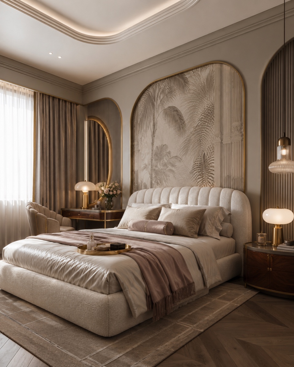 Version 2: luxe modern glam bedroom